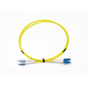 Buy cheap 1M Single Mode Duplex Jumper Optical Fiber Patch Cord With ROHS Certifaction from wholesalers