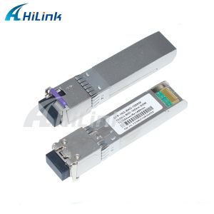 10G SFP BIDI Transceiver Module 3- 100KM Reach 1490/1550NM EML APD for Speed
