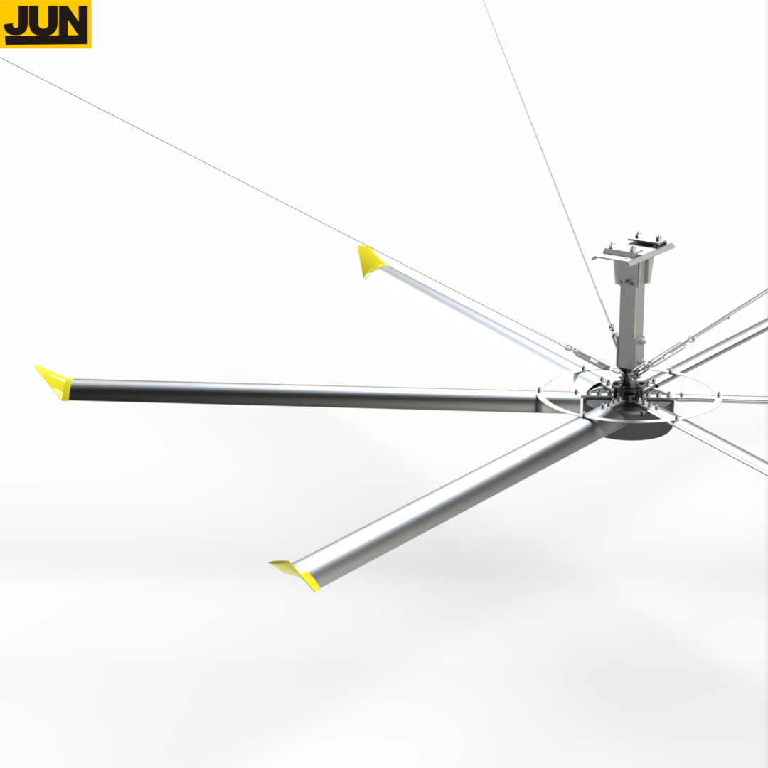 Buy cheap Natural Breeze System with Large Industrial HVLS Ceiling Fan from wholesalers