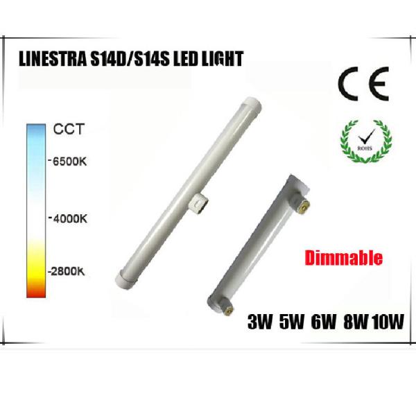 Buy cheap Dimmable 3W 6W 10W 300mm 500mm led linestra kitchen lamp S14D S14S led tube wall lamp replace osram linestra from wholesalers