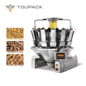 Buy cheap Granules Multihead Weigher 0.8/1.6L Granules Multihead Weigher Multiweight Machine Nuts Plain Plate/ Dimple Palte from wholesalers