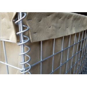Buy cheap Galvanized Steel Wire Hesco Fence Bastion Military Barrier 300gsm Geotextile from wholesalers