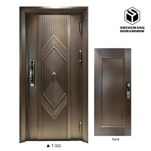 Buy cheap Soundproof Swing Left Aluminum Room Door Aluminium Interior Doors  For Public Places from wholesalers
