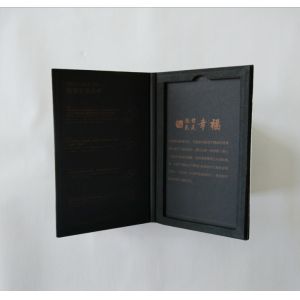 Custom Black White Mobile Case Packaging Box With Sponge EVA