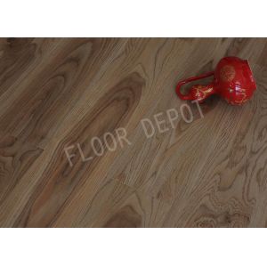 China Click System HDF Laminate Flooring Embossed AC3 Walnut Density 810 Waxed on sale