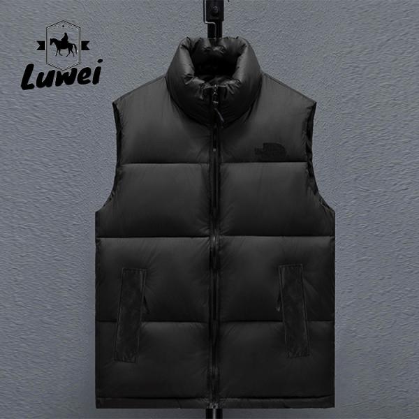 Winter Windproof Casual Stand Collar Mens Formal Utility Waistcoat Men Puffer Gilet Mens Fleece Gilets