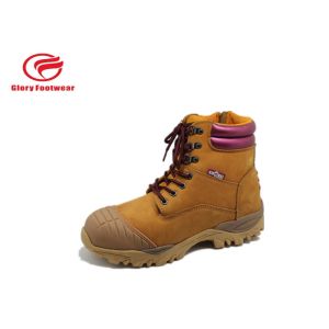 Buy cheap Flexible Factory Steel Toe Cap Safety Shoes Work Place For Men Anti-Static from wholesalers