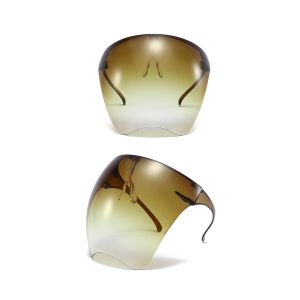 Buy cheap Mirrored Acrylic Protective Face Shield Colorful With Curved Temples from wholesalers