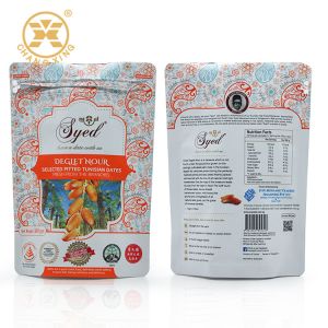 Buy cheap CPP Doy Pack Pitted Dates Printed Zip Lock Food Packaging Bags With Butterfly Ziplockk product