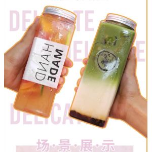 Buy cheap Customized Plastic Beverage Bottles With Screw On Spouts And Lids from wholesalers