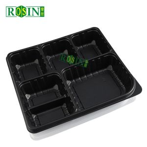 Buy cheap Disposable Plastic Takeaway Containers Customized With 4 Compartments from wholesalers