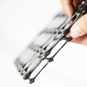 China 25kn Tensile Strength Biaxial Plastic Geogrid For Road Construction on sale