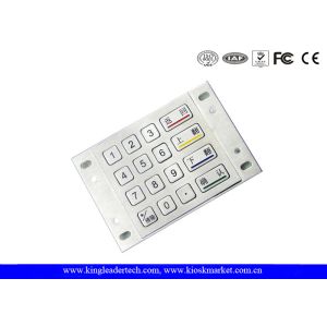 ATM Machine Numeric Metal Keypad 4 x 4 Matrix With 4 Large Function Keys