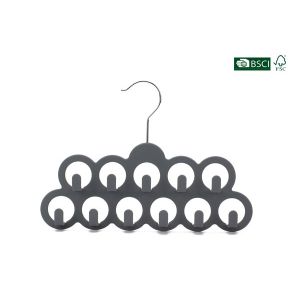 Buy cheap Betterall Black Multihole Velvet Hanger Betterall Multifunctional Circle Hooks product
