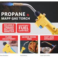 China Copper Pipes Propane Torch for HVAC Soldering and Brazing Trigger Start Mapp Gas Torch for sale