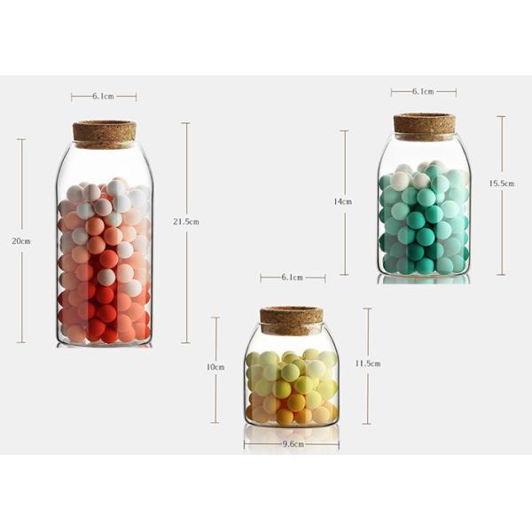 16 Oz Wide Mouth Food Jar Heat Resistant Borosilicate Customized Logo