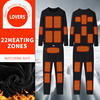 Buy cheap Warm Electric Heating Thermal Mens Set Rechargable Double Switch Control from wholesalers