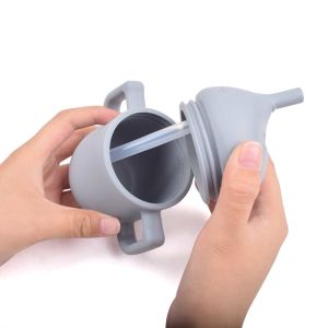 Buy cheap 150ml Elephant Sippy Cup 100% Silicone Sippy Cup With Straw from wholesalers