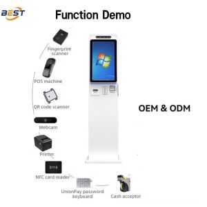 Buy cheap 21.5/27 Inch Self-Service Kiosk with 1920X1080 Resolution and Intel Core I3/I5/I7 CPU for Cash Payment and QR Scanning from wholesalers