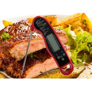 Buy cheap Electronic Foldable Probe BBQ Meat Thermometer With Meat Temperature Guide from wholesalers