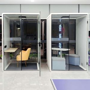 Buy cheap Modular Indoor Office Pod Extendable Portable Work Booth White from wholesalers