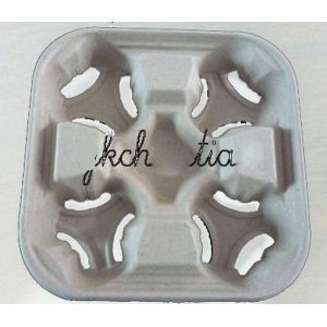 cup carrier plup moulding machine