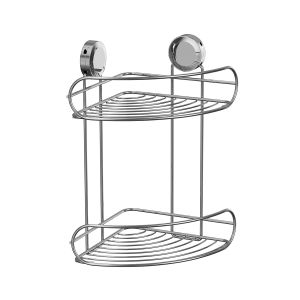 Multi Function Stainless Steel Hanging Shower Caddy With Suction Cup