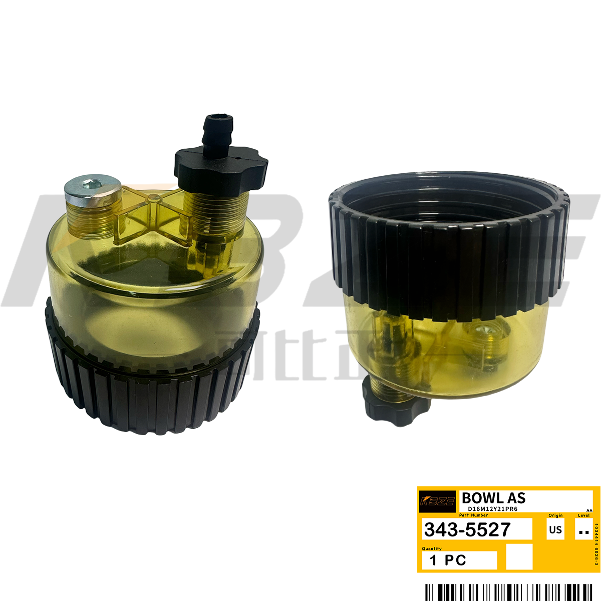 Buy cheap 3435527 343-5527 OIL WATER SEPERATOR BOWL FOR CAT E320C 345C E365C E390D EXCAVATOR from wholesalers