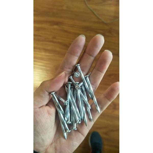 Buy cheap Customized Steel Concrete Nails High Carbon Angular Spiral Concrete Nails from wholesalers