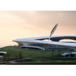 Buy cheap Customized Steel Structure Stadium Q355 Prefab Metal Buildings Gymnasium from wholesalers