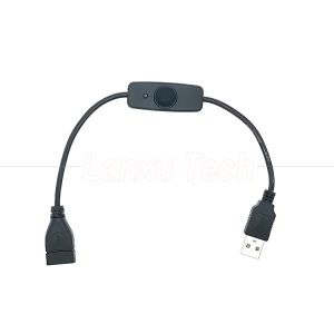 Buy cheap USB Type C Male to Female on off Silicon Cap Switch Extension Cable for Raspberry Pi Lamp Fan from wholesalers