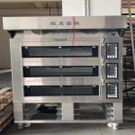Buy cheap 11kw Small Bakery Deck Oven European 6 Tray 3 Deck Pizza Oven 40X60cm from wholesalers