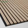 Buy cheap High Density Black MDF Vertical Wood Slat Wall Panel For Wall Decoration from wholesalers