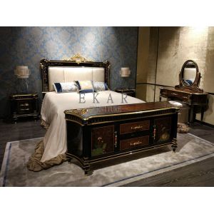 China 2015 classic bedroom furniture wooden master design bed TA-031 on sale