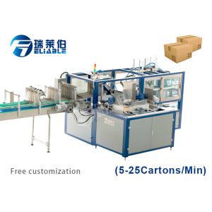Buy cheap PLC Controlling Auxiliary Equipment Gluing Automatic Carton Packing Machine from wholesalers