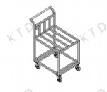 China KUTED Transport Trolley III L Type Trolley 721Lx510Wx950H mm for Smooth and Precise Drilling Process on sale