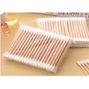 Buy cheap Cleaning 75cm Double End Cotton Swabs AAA Grade sanitary grade from wholesalers