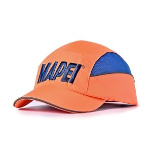 Buy cheap Orange Hat With Blue Embroidery Safety Bump Cap Pass CE EN812 Bump Cap small qty from wholesalers