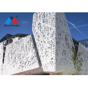 Buy cheap High Rigidity Decorative Aluminium Screen PVDF Coated For Curtain Wall Facade product