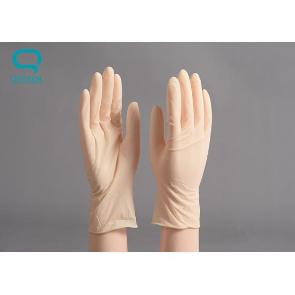 Buy cheap 100% Natural Latex Material Cleanroom Gloves Micro Textured Surface from wholesalers