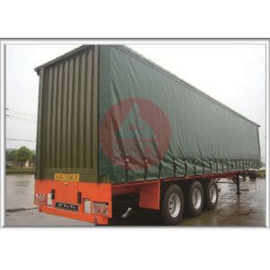 Buy cheap Aluminum Rails Curtain Side Trailer  π Hook Shape Water - Proof Covering Material from wholesalers
