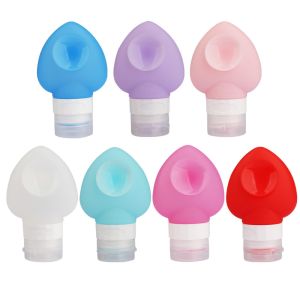 Buy cheap 78ml Refillable Silicone Travel Bottles Squeezable With Sucker from wholesalers