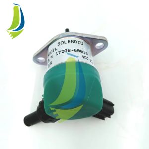 China 17208-60016 Spare Parts Stop Solenoid Valve Flameout Solenoid 1720860016 For V1505 Tractor on sale