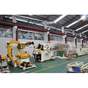 Automatic Feeder Sheet Metal Decoiler Feeding Step Processing Low Noise