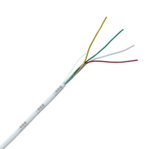 4x0.22mm2 4x24AWG Cca s1 d1 a1 Solid Alarm Cable Security Cable with Bare Copper