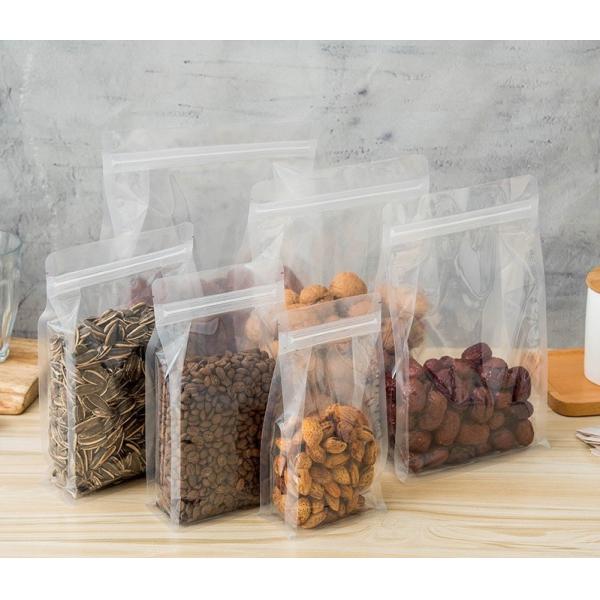 Quality Plastic Zip Lock 800g Flat Bottom Gusset Bags for sale