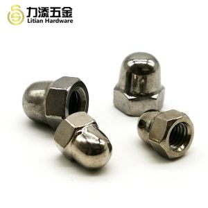 Buy cheap Din 1587 Flanged Acorn Nut M16 M6 Polished Galvanized Passivated from wholesalers