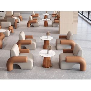 Buy cheap Five-star Hotel Lobby Furniture Negotiation Sofa Table And Chair Combination from wholesalers