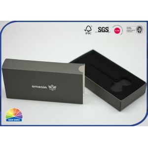 Customized Design Foldable Gift Box With Magnet / Button / Zipper Closure