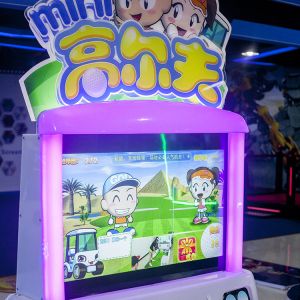 Booths Mini Golf Coin Operated Amusement Machines , Children Commercial Arcade